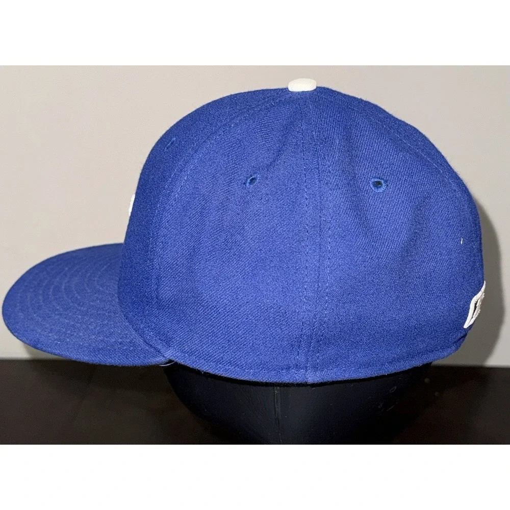 Los Angeles Dodgers Hat Size 7 1/8  Blue New Era 59Fifty Dad Cap Plain Logo MLB